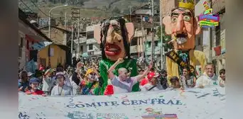 Ño Carnavalón realizó su gran ingreso al carnaval de Cajamarca Ño Carnavalón realizó su gran ingreso al carnaval de Cajamarca