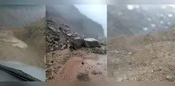 Áncash: huaico por las constantes lluvias bloquea la carretera a Huari y Huayllampampa Áncash: huaico por las constantes lluvias bloquea la carretera a Huari y Huayllampampa