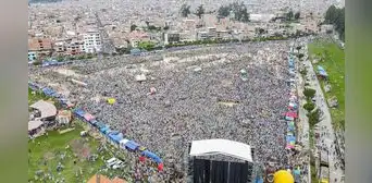 "De Cajamarca para el mundo": cámaras captaron a miles de asistentes al carnaval cajamarquino