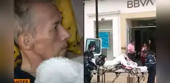 Profesor con derrame cerebral llega en ambulancia a cobrar su pensión: “Tiene derecho a lo que trabajó” Profesor con derrame cerebral llega en ambulancia a cobrar su pensión: “Tiene derecho a lo que trabajó”