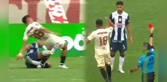 ¡A las duchas! Piero Quispe lo sacó a pasear a Zambrano y este le pegó una patada descalificadora