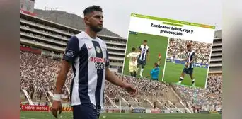 Zambrano fue noticia en la prensa argentina por su expulsión ante la 'U': "La maldición de Boca" Zambrano fue noticia en la prensa argentina por su expulsión ante la 'U': "La maldición de Boca"