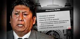Waldemar Cerrón sobre bufet de S/80 para congresistas: "Alimentarse no es un gasto innecesario"