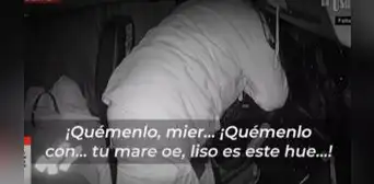 ¡Baja, pe, mie...! Impactante video muestra cómo vándalos apedrean a camión tras bloquear vía ¡Baja, pe, mie...! Impactante video muestra cómo vándalos apedrean a camión tras bloquear vía