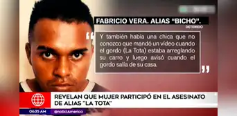 San Miguel: sicario reveló que mujer participó en asesinato de 'La Tota' y su familia