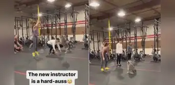 Perrito va con su dueña al gimnasio e imita toda la rutina de ejercicios: “Tiene más físico que yo” Perrito va con su dueña al gimnasio e imita toda la rutina de ejercicios: “Tiene más físico que yo”