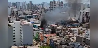 Incendio en Jesús María: reportan siniestro dentro de una casa en avenida Talara Incendio en Jesús María: reportan siniestro dentro de una casa en avenida Talara