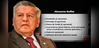 Acuña sobre bufet de S/80: "Están más preocupados en presupuestar su alimentación de espaldas al pueblo" Acuña sobre bufet de S/80: "Están más preocupados en presupuestar su alimentación de espaldas al pueblo"