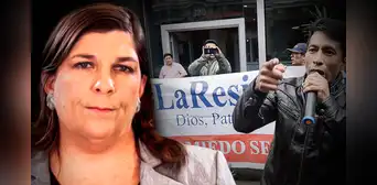La Resistencia llega a vivienda de Rosa María Palacios y hostiga a periodista