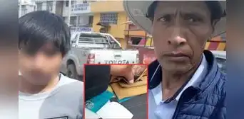 Padre e hijo devuelven billetera que encontraron y dan ejemplo de honestidad en carnaval de Cajamarca