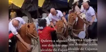 Captan a Joaquín Ramírez en bochornoso espectáculo durante los carnavales de Cajamarca Captan a Joaquín Ramírez en bochornoso espectáculo durante los carnavales de Cajamarca