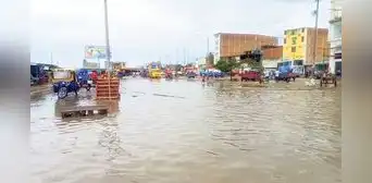 Zona fronteriza en Tumbes queda inundada por lluvias Zona fronteriza en Tumbes queda inundada por lluvias