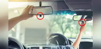 ¿Para qué sirve la palanca que está en el espejo retrovisor de tu auto?