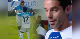 Paolo Guerrero marcó su primer gol con Racing y Gago le dedicó unas emotivas palabras Paolo Guerrero marcó su primer gol con Racing y Gago le dedicó unas emotivas palabras