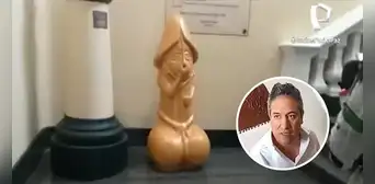 Alcalde de Trujillo falta al respeto a reporteras que lo cuestionaron por huaco erótico Alcalde de Trujillo falta al respeto a reporteras que lo cuestionaron por huaco erótico