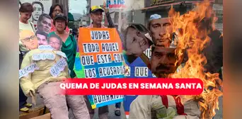 Semana Santa en Venezuela: ¿qué es la Quema de Judas en esta tradición católica?