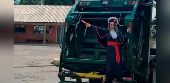Trabajó duramente como recolectora de basura y hoy celebra su triunfo: se graduó de abogada