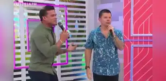 Mario Hart y Christian Domínguez pasan roche al olvidarse letra de su canción en vivo: ¿qué dijeron? Mario Hart y Christian Domínguez pasan roche al olvidarse letra de su canción en vivo: ¿qué dijeron?