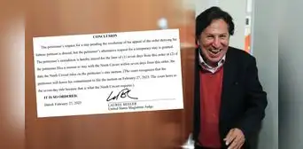 Alejandro Toledo: jueza de EE. UU. suspende temporalmente extradición del expresidente