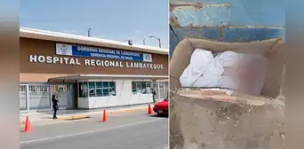 Recién nacido fue abandonado en calle de Chiclayo al interior de una caja de cartón Recién nacido fue abandonado en calle de Chiclayo al interior de una caja de cartón