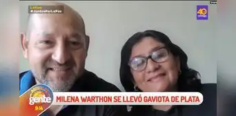 Padres de Milena Warthon orgullosos de su triunfo en Viña del Mar 2023: “Todo esfuerzo da su fruto” Padres de Milena Warthon orgullosos de su triunfo en Viña del Mar 2023: “Todo esfuerzo da su fruto”
