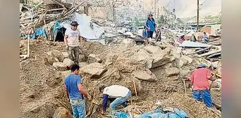 Precipitaciones arrecian y dejan un muerto en Yauyos