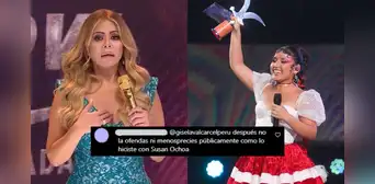 Gisela aplaude a Milena Warthon y le recuerdan a Susan Ochoa: "La maltrató y minimizó 2 gaviotas"