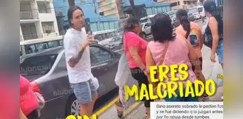 Gino Assereto y su inesperada reacción con mujer en la vía pública: "Me has juzgado sin conocerme" Gino Assereto y su inesperada reacción con mujer en la vía pública: "Me has juzgado sin conocerme"