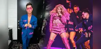 'Pato' Quiñones bailó con Paulina Rubio en Premios Lo Nuestro 2023: así fue su presentación 'Pato' Quiñones bailó con Paulina Rubio en Premios Lo Nuestro 2023: así fue su presentación