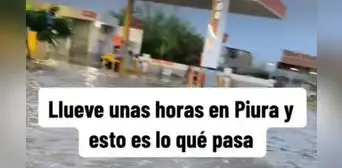 "No sé si buscar taxi o bote": así luce Piura después de unas horas de intensas precipitaciones
