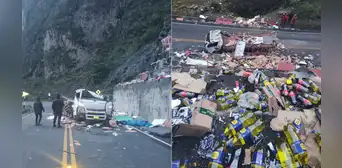 Mujer muere tras caída de camión a un abismo en Puno