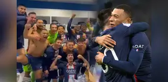 ¿Mala relación? Messi y Mbappé se lucen abrazados tras la goleada del PSG en el clásico