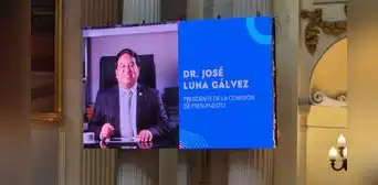 Jefe de Grabaciones del Congreso sobre costo de pantallas LED: "Son importadas, no son nacionales"