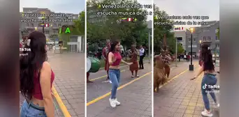 Venezolana no se aguanta y baila música de la selva en Miraflores: "Gracias por gustarte lo nuestro"