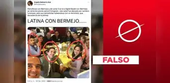 Es falsa la supuesta imagen del congresista Guillermo Bermejo reunido con periodistas de Latina Es falsa la supuesta imagen del congresista Guillermo Bermejo reunido con periodistas de Latina