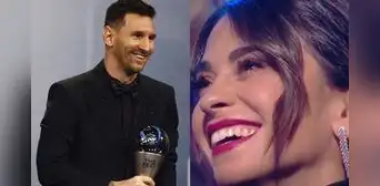 ¡Emocionada! La tierna reacción de Antonela Roccuzzo al ver a Lionel Messi ganar The Best ¡Emocionada! La tierna reacción de Antonela Roccuzzo al ver a Lionel Messi ganar The Best