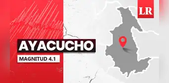 Temblor de magnitud 4.1 se sintió en Ayacucho hoy, según IGP Temblor de magnitud 4.1 se sintió en Ayacucho hoy, según IGP