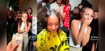 Joven sorprende al aceptar raparse el cabello por S/7.000: “Me voy a Cancún”