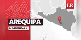 Arequipa: temblor de magnitud 4.3 remeció Caravelí esta mañana, según IGP Arequipa: temblor de magnitud 4.3 remeció Caravelí esta mañana, según IGP