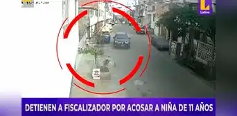 Capturan a fiscalizador que acosó sexualmente a niña de 11 años en Surco Capturan a fiscalizador que acosó sexualmente a niña de 11 años en Surco