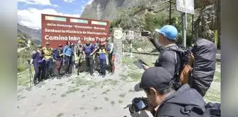 Camino Inca reabrió sus puertas al mundo después de un mes Camino Inca reabrió sus puertas al mundo después de un mes