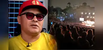 Chino Risas se emociona hasta el llanto por llenar el anfiteatro del Parque de la Exposición