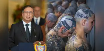 Petro llama "campo de concentración" a megacárcel donde Bukele trasladó a pandilleros