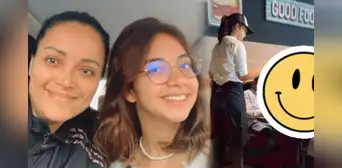Mariella Zanetti presume orgullosa a su hija que trabaja como mesera: Si la ven, déjenle propina