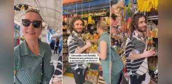 Lleva a su familia francesa a un mercado de Perú por primera vez y se impresiona: “Gracias, casera” Lleva a su familia francesa a un mercado de Perú por primera vez y se impresiona: “Gracias, casera”