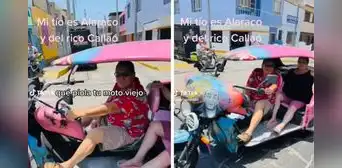 Peruano sorprende al modificar su vehículo de singular manera: "¿Es moto o escarabajo?"