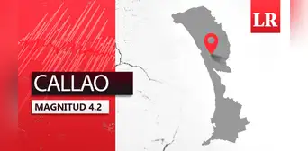 Temblor de magnitud 4.2 se sintió en Callao hoy, según IGP