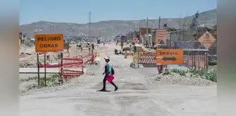 Arequipa: reinician obras en vía que comenzó hace 4 años Arequipa: reinician obras en vía que comenzó hace 4 años