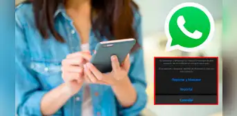 ¿Sabes qué pasa si presionas el botón para reportar en WhatsApp?