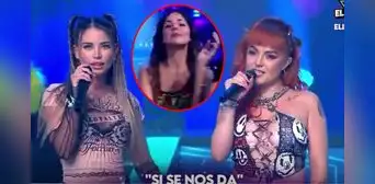 Flavia Laos puso a bailar a Luciana Fuster y a todo el set de "EEG" al ritmo de su nueva canción Flavia Laos puso a bailar a Luciana Fuster y a todo el set de "EEG" al ritmo de su nueva canción